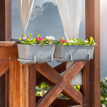 ПОДСТАВКА ДЛЯ БАЛКОНА FLOWER BOX 40см