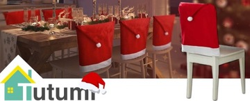 РОЖДЕСТВЕНСКИЙ ПОКРЫТИЕ НА КРЕСЛО САНТА, 4 ШТ.