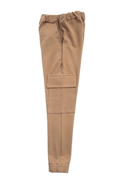 Хлопковые брюки-карго с CHAIN ​​158 BEIGE