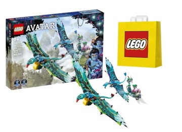 LEGO Avatar 75572 Pierwszy lot na zmorze Jake’a i Neytiri + torebka