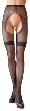 Sexy rajstopy odkryte Cottelli Net Tights M/L