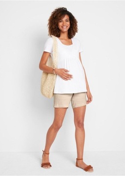 ШОРТЫ ДЛЯ МАТЕРИ БЕЖЕВЫЕ С КАРМАНАМИ BPC 40 Л