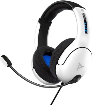 PDP PS5 PS4 Słuchawki przewodowe LVL50 białe SONY