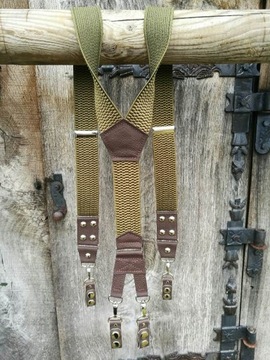 ОПОРЫ, ПРИКРЕПЛЕННЫЕ К РЕМЕНЬМУ ДВУМЯ БУМАГОЙ ХАКИ! ПОЛЬСКИЙ ПРОДУКТ!