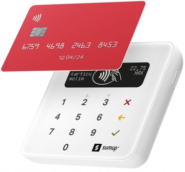 Terminal płatniczy przenośny SumUp biały