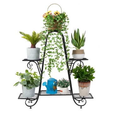 МЕТАЛЛИЧЕСКАЯ подставка для цветов, подставка, горшки на 6 растений, цветы