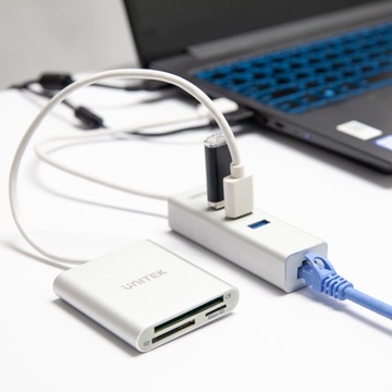Устройство считывания карт памяти Unitek Y-9313 USB 3.0 microSD CF SDXC