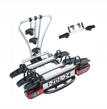 Bagażnik rowerowy na hak YAKIMA JUSTCLICK 4 rowery