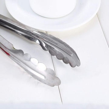 ЩИПЦЫ ДЛЯ ГРИЛЯ, НЕРЖАВЕЮЩАЯ СТАЛЬ, МЕТАЛЛ, 3 ШТ.