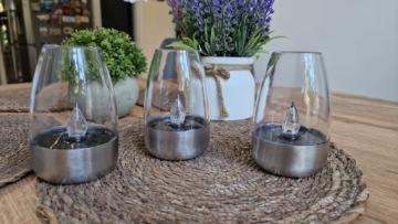 Светодиодная свеча solarmie solar candle set of 3pcs