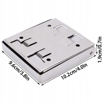 Складной держатель для напитков из нержавеющей стали.