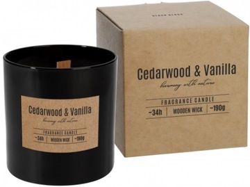 Świeca zapachowa CEDARWOOD VANILIA BISPOL