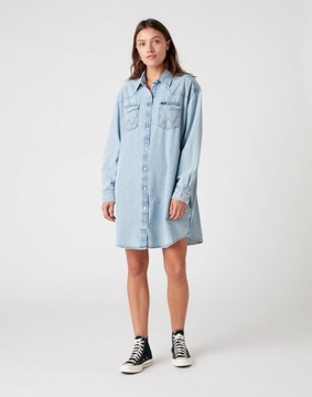 WRANGLER DENIM WESTERN DRESS DAMSKA SUKIENKA S