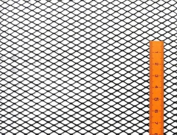 8x4 мм 25x100 см Серебристая алюминиевая сетка для бампера