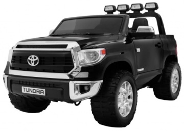 Toyota Tundra XXL для детей Черный + Пульт ДУ + Багажник + Светодиоды + Аудио + EVA