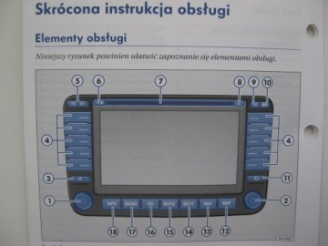 VW MFD DVD навигационное радио руководство VW Tiguan I VW Passat