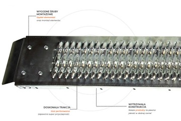 Стальной въездной пандус 183 см. ГРУЗОПОДЪЕМНОСТЬ до 500 кг вес пандуса 18 кг.