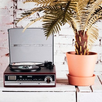 ВИНИЛОВЫЕ ПЛАСТИНКИ ПРОИГРЫВАТЕЛЬ РАДИО BLUETOOTH MP3 USB SD ПУЛЬТ ПУЛЬТА CR1168