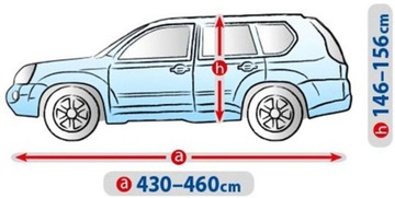 NISSAN X-TRAIL T30 (2002-2008) АВТОМОБИЛЬНЫЙ ЧЕХОЛ ЗАЩИТНЫЙ БРЕЗЕНТ