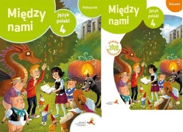 ZESTAW Między nami 4 J polski Podręczni Ćwicz B