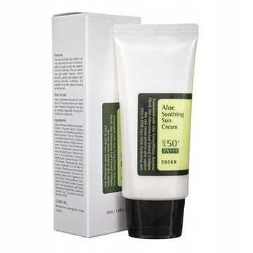 COSRX ALOE SOOTHING SUN CREAM SPF50 PA , 50ML