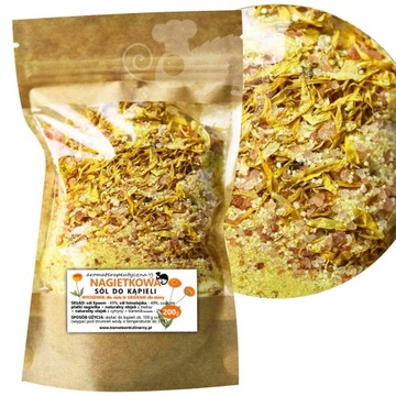 NAGIETKOWA SÓL DO KĄPIELI + cytryna + melisa 200g