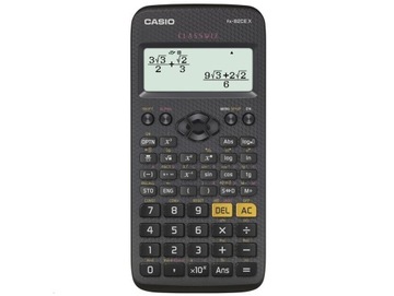 KALKULATOR N. CASIO FX-82CEX PLMENU KODY QR UŁAMKI