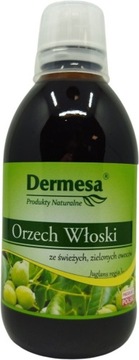 Orzech włoski ze świeżych owoców 250ml Dermesa owoc orzecha włoskiego