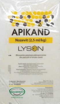 Apikand BF z nozevitem - ciasto 1kg