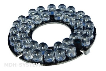 ИК-ОСВЕТИТЕЛЬ 36 БОЛЬШИХ СВЕТОДИОДНЫХ ИНФРАКРАСНЫХ РЕФЛЕКТОРОВ