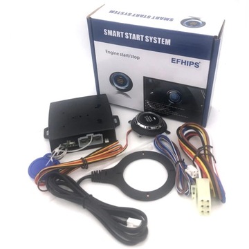 12V car keyless entry start system one start stop engine push button~22453