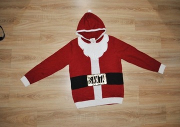 NEXT świąteczny sweter MIKOŁAJ ŚWIĘTA r. L BDB
