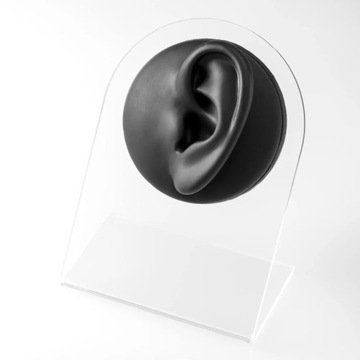 1PC Soft Silicone Ear Model for Hearing Aid 1:1 Human Ea Model Simulation