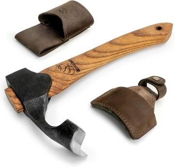 Ciosło cieślica toporek etui skórza i zawiesie na pasek Beavercraft