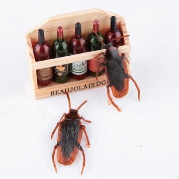 ИСКУССТВЕННЫЕ ТАРАКАНЫ 20шт ЧЕРВЯКИ ДЛЯ ХЭЛЛОУИНА РЕАЛИСТИЧЕСКИЙ ТАРАКАН