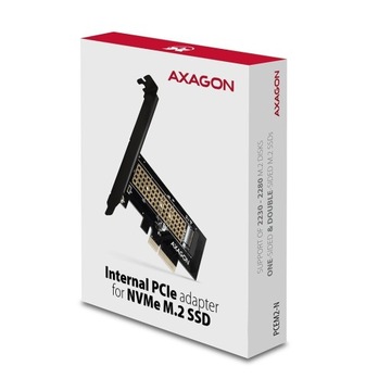 PCEM2-N Внутренний адаптер PCIe x4, 1x M.2 NVMe M-