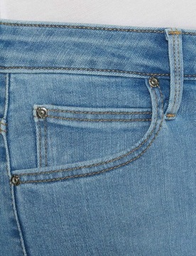 LEE spodnie HIGH blue jeans BREESE _ W30 L35