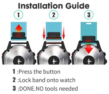 СИНИЙ ремешок Garmin FENIX 6S PRO QuickFit 20 мм