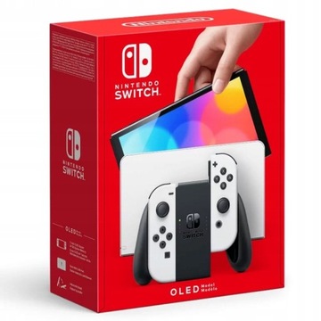 Консоль Nintendo Switch OLED, белая