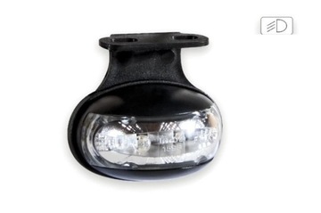 LAMPA OBRYSOWA BIAŁA KĄTOWA FT-012 B+K LED