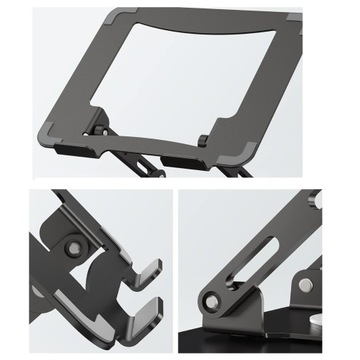 ПОРТАТИВНАЯ ПОДСТАВКА ДЛЯ НОУТБУКА, РЕГУЛИРУЕМАЯ, ВРАЩАЮЩАЯСЯ НА 360°, СКЛАДНОЙ СТОЛИК