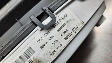 PŘÍSTROJOVÁ DESKA BUDÍKY 31254534AA VOLVO V70 III 2.5T 07R FWD