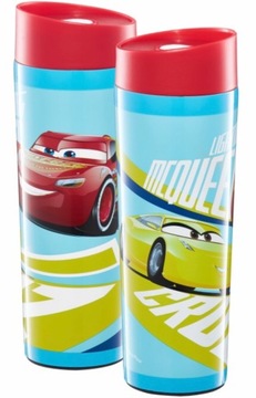 KUBEK TERMICZNY CARS AUTA BIDON TERMOS 400ml STALOWY DZIECIĘCY DO SZKOŁY