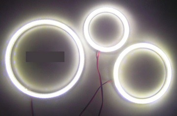 КРУГЛОЕ СВЕТОДИОДНОЕ КОЛЬЦО SMD 2835 ДНЕВНЫЕ ФОНАРИ 12в 71мм