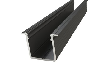 PROFIL LED WPUSZCZANY CZARNY 2M AL12-GLG3-LB-2020
