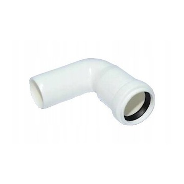 Kolano kanalizacyjne Tycner białe fi 32mm kąt 90'