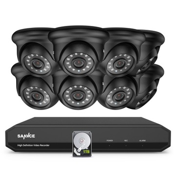 SANNCE 16CH system kamer CCTV 1080p Full HD-1TB