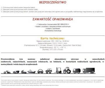 Зарядное устройство BC 3500 EVO+ 3,5А 12В