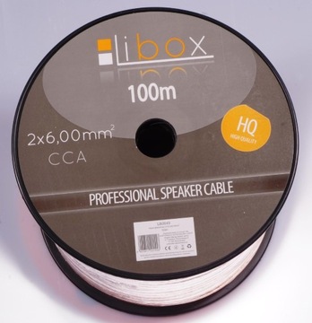 Kabel głośnikowy 2x6,00 LB0049 LIBOX