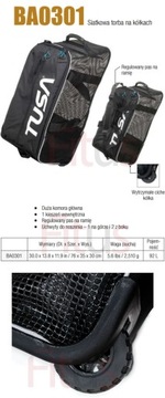 СУМКА НА РОЛИКЕ TUSA MESH BA0301 92л